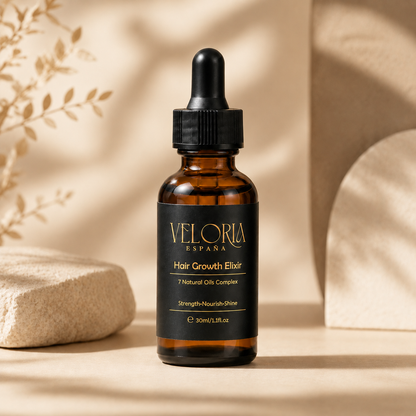 Veloria España Hair Growth Elixir – 7 Natural Oils Complex