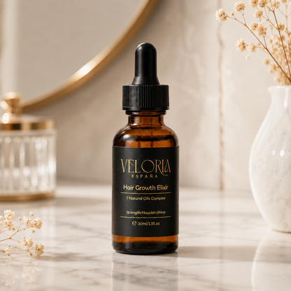 Veloria España Hair Growth Elixir – 7 Natural Oils Complex
